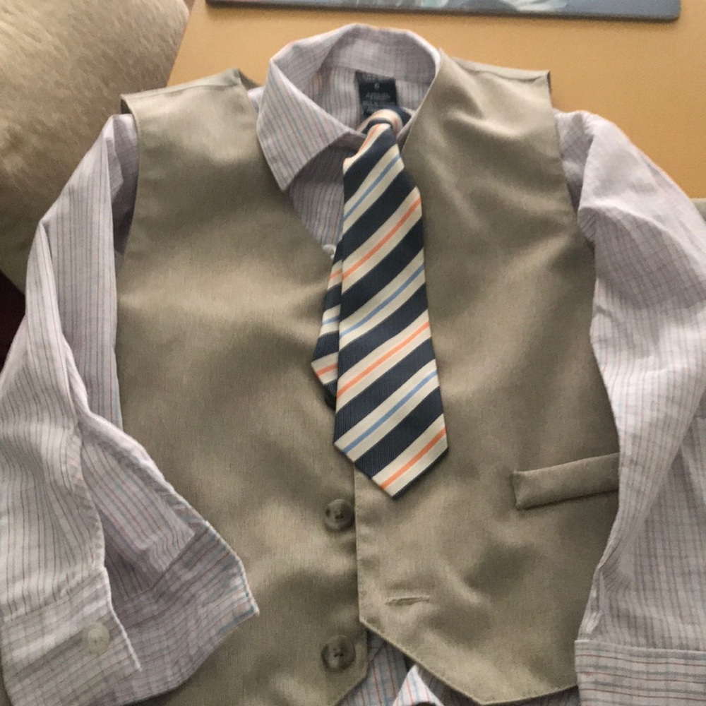 Little boys 4-piece suit